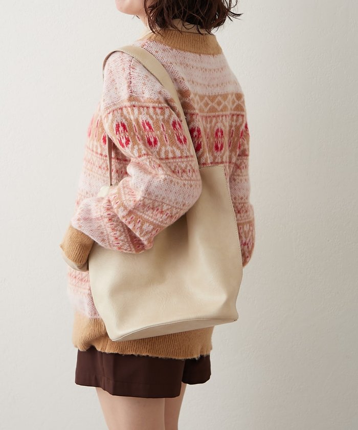 ナイスクラップ NICE CLAUP 【NUNIFE】超起毛チロリアンニット （BK） BK