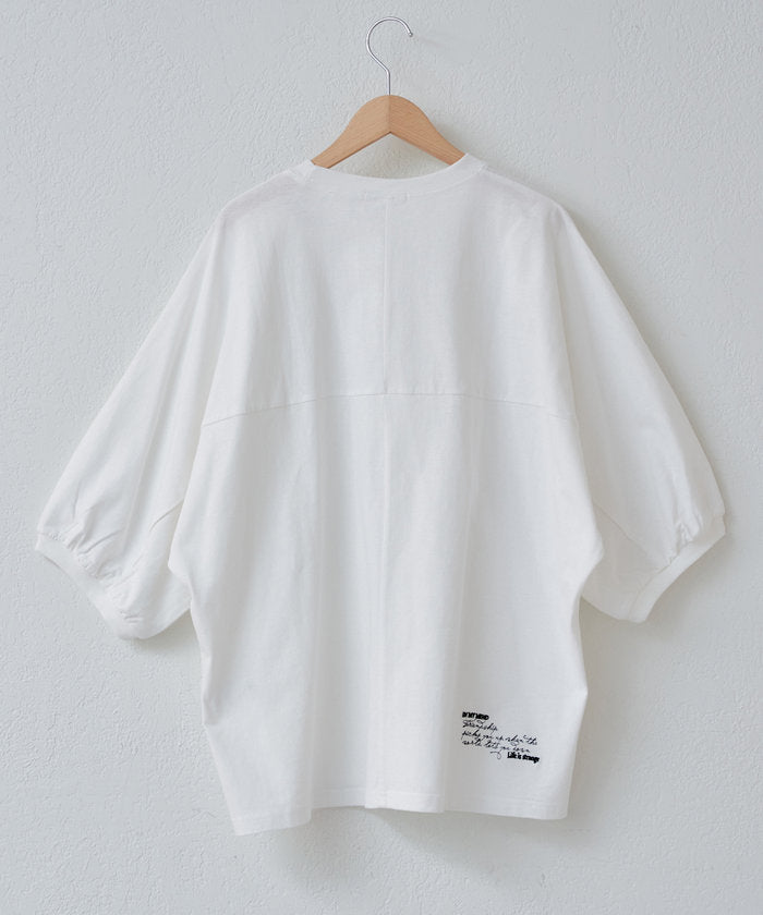 ナイスクラップ NICE CLAUP 【NAO/Web限定リバイバル】新色追加！ロゴ袖ボリュームT （GBE） GBE