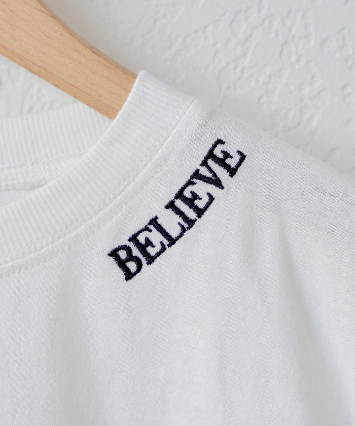 ナイスクラップ NICE CLAUP 【NAO/Web限定リバイバル】新色追加！ロゴ袖ボリュームT （GBE） GBE