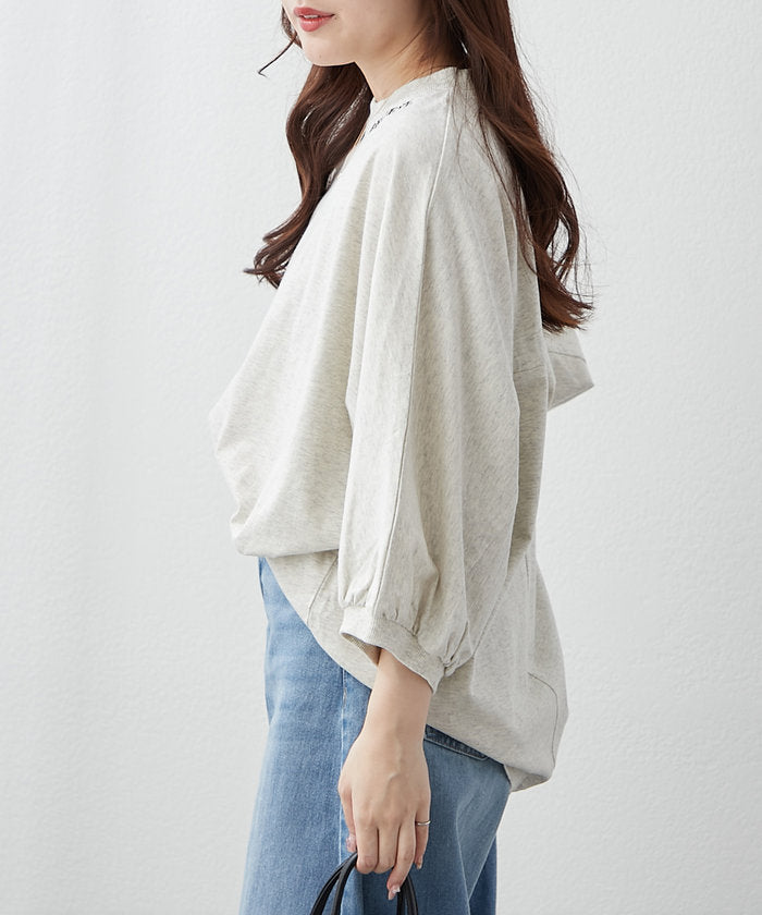 ナイスクラップ NICE CLAUP 【NAO/Web限定リバイバル】新色追加！ロゴ袖ボリュームT （GBE） GBE