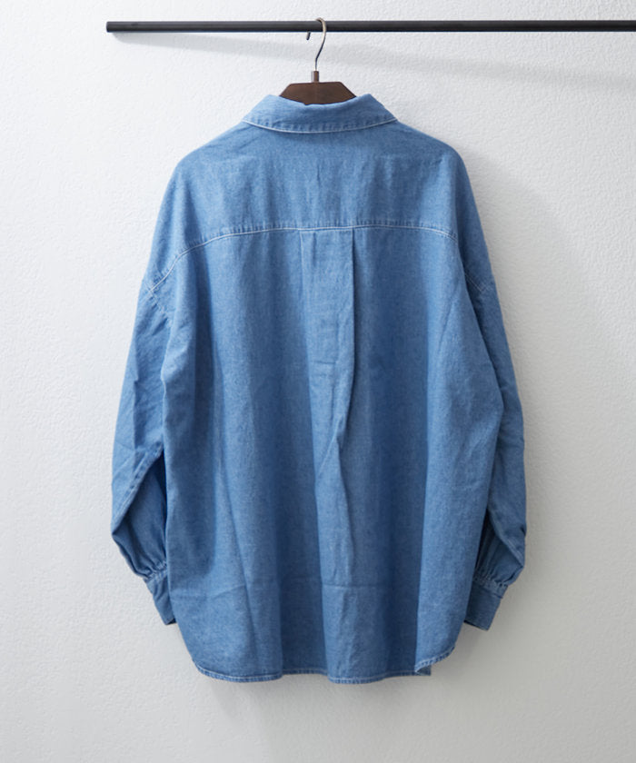 ナイスクラップ NICE CLAUP 【@kana__18sセレクト】衿刺繍シャツ （OWS） OWS