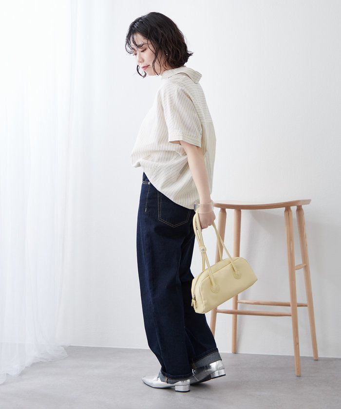 ナイスクラップ NICE CLAUP シンプルで使いやすいのに大人高見え！スキッパーシャツ （RM） RM