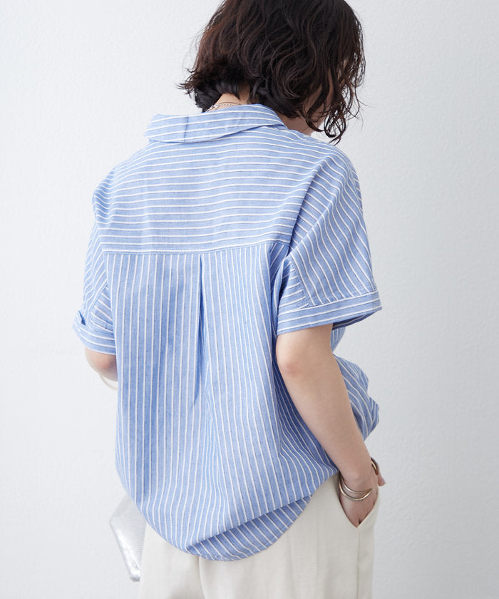 ナイスクラップ NICE CLAUP シンプルで使いやすいのに大人高見え！スキッパーシャツ （RM） RM