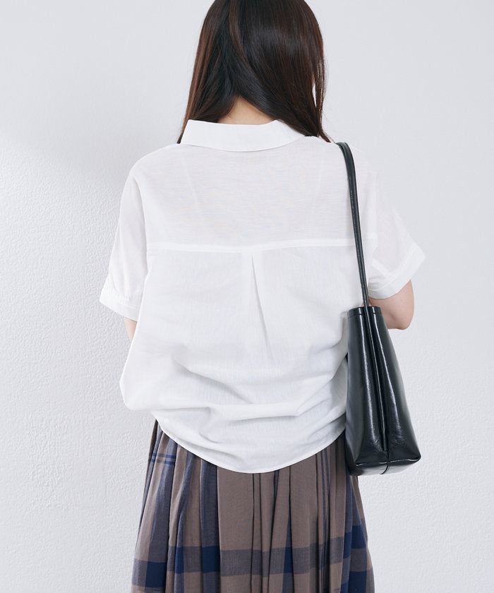 ナイスクラップ NICE CLAUP シンプルで使いやすいのに大人高見え！スキッパーシャツ （RM） RM