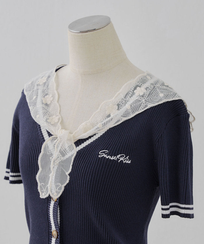ナイスクラップ NICE CLAUP 【WEB限定】レースバブーシュカ （IVY） IVY