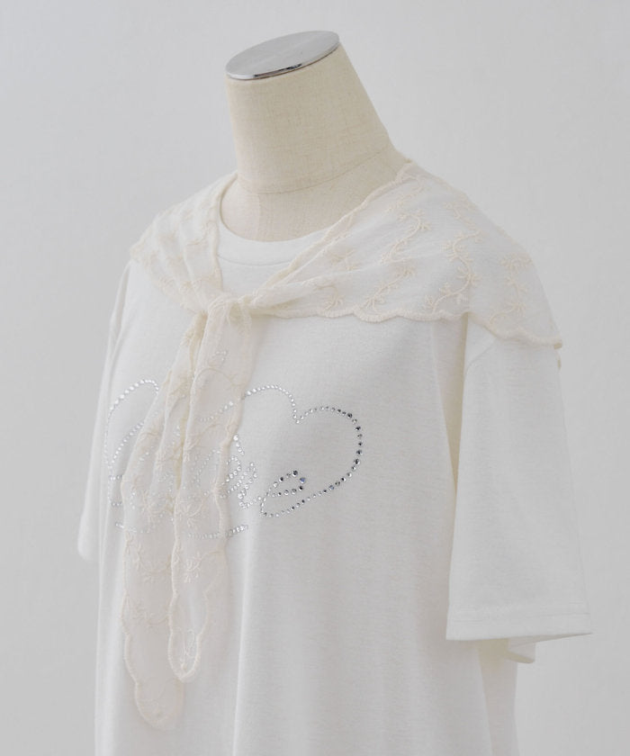 ナイスクラップ NICE CLAUP 【WEB限定】レースバブーシュカ （IVY） IVY