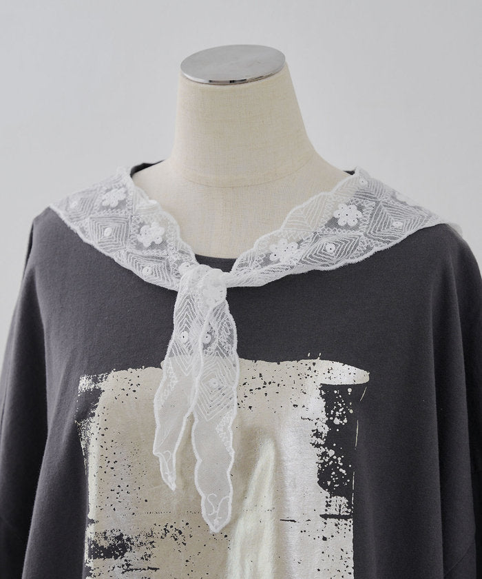 ナイスクラップ NICE CLAUP 【WEB限定】レースバブーシュカ （IVY） IVY