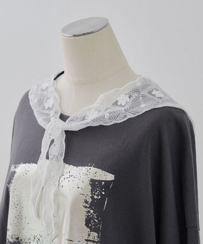 ナイスクラップ NICE CLAUP 【WEB限定】レースバブーシュカ （IVY） IVY