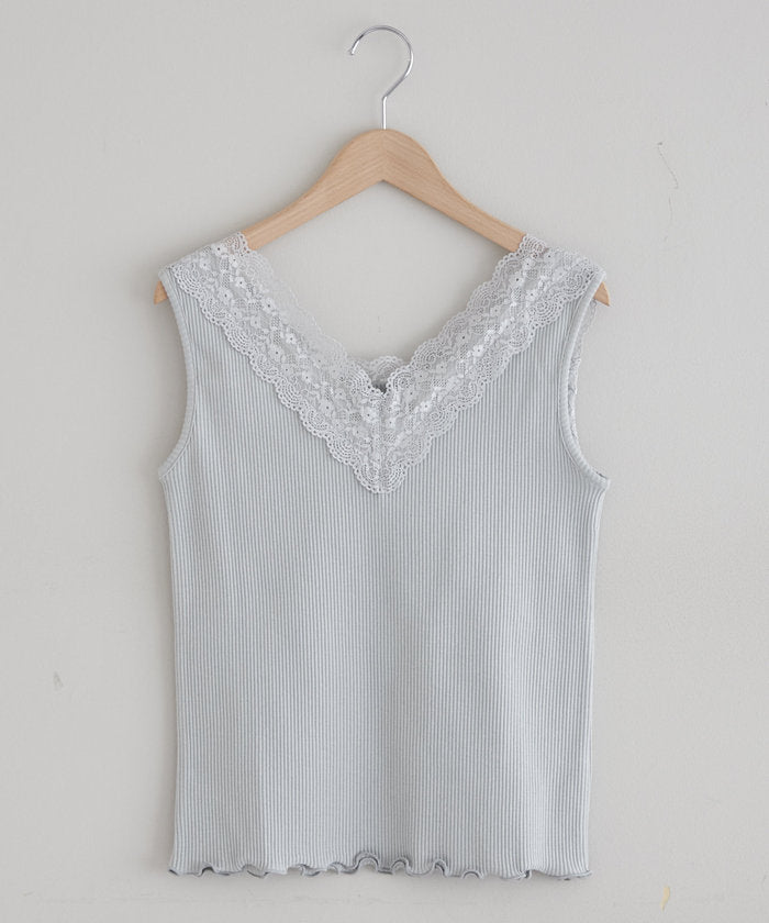 ナイスクラップ NICE CLAUP 前後2WAYテレコレースタンク （SAX） SAX