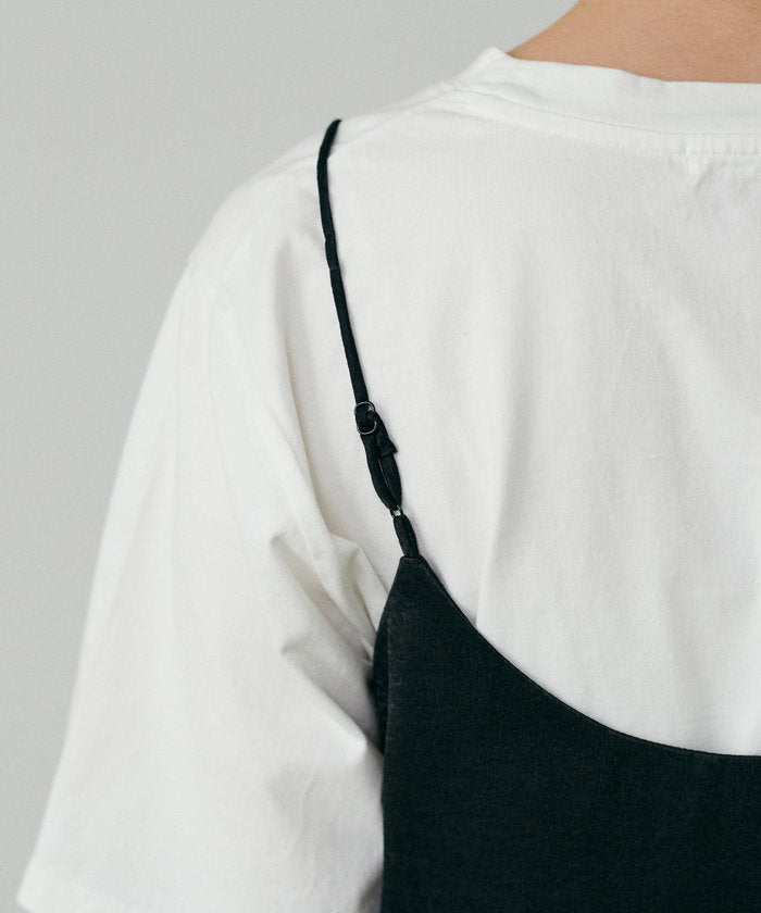 ナイスクラップ NICE CLAUP 【LARUTA】マットバックサテンチュニックワンピース （BR） BR