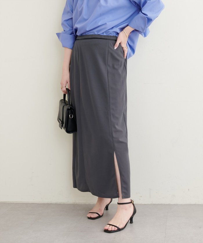 ナイスクラップ NICE CLAUP 【natural couture】キャミ+タイトスカート SET （GY） GY