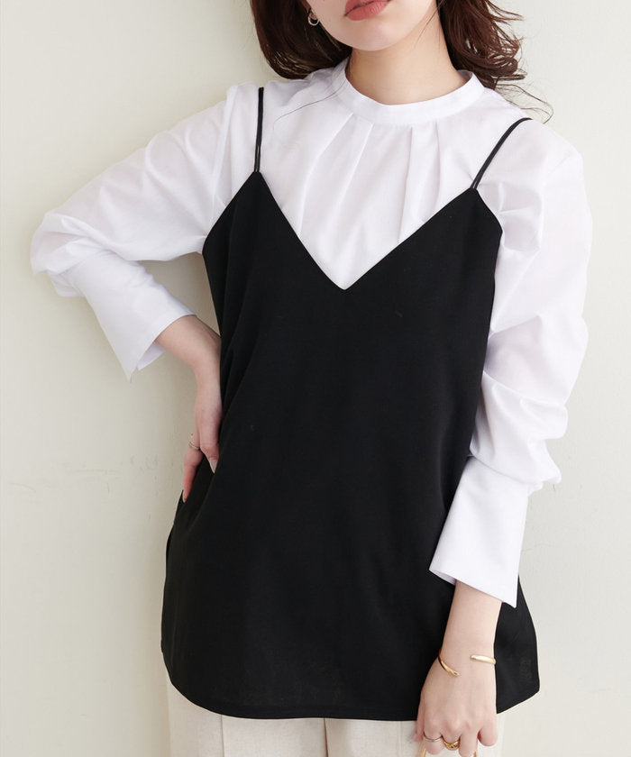ナイスクラップ NICE CLAUP 【natural couture】キャミ+タイトスカート SET （GY） GY