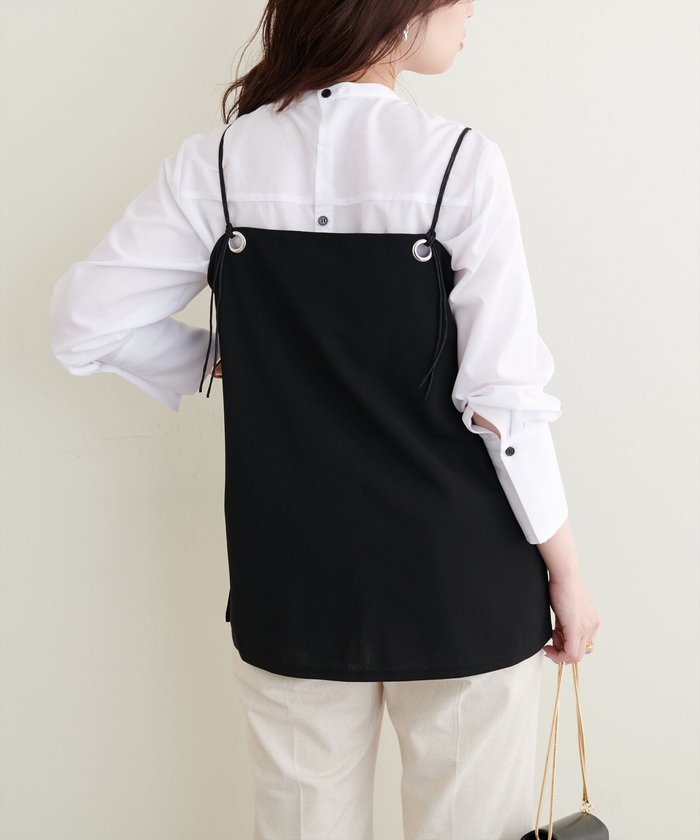 ナイスクラップ NICE CLAUP 【natural couture】キャミ+タイトスカート SET （GY） GY