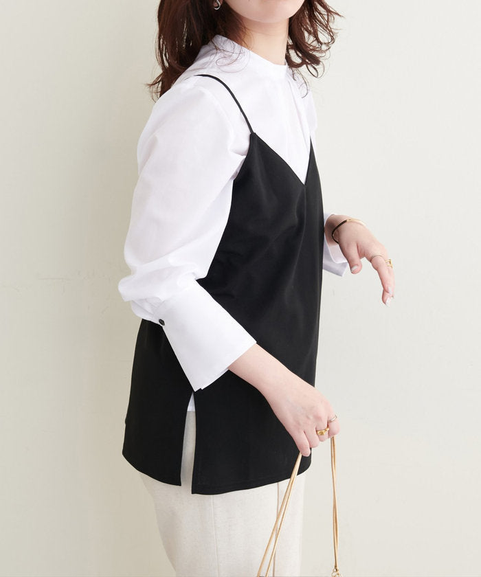 ナイスクラップ NICE CLAUP 【natural couture】キャミ+タイトスカート SET （GY） GY
