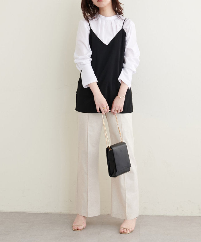 ナイスクラップ NICE CLAUP 【natural couture】キャミ+タイトスカート SET （GY） GY