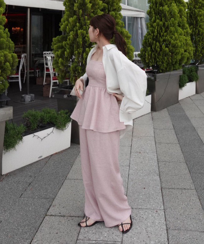 ナイスクラップ NICE CLAUP 【@toitopoooo_____コラボ】ツイードセットアップ （PK） PK