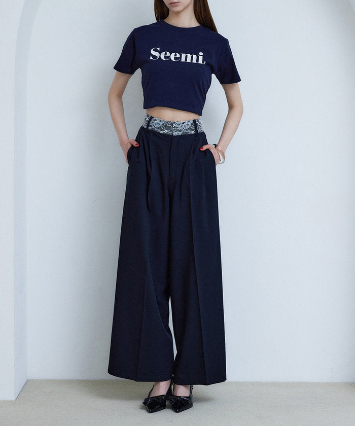 ナイスクラップ NICE CLAUP 【Seemi】Seemiパンツ （GY） GY