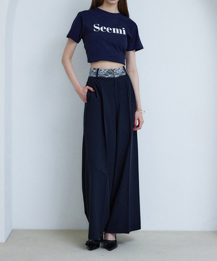 ナイスクラップ NICE CLAUP 【Seemi】Seemiパンツ （NVY） NVY