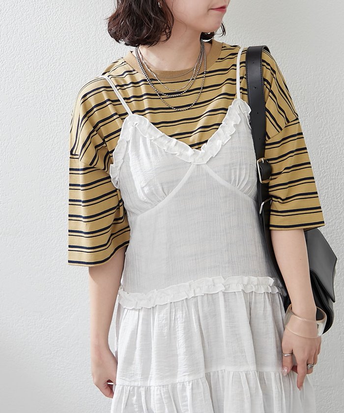 ナイスクラップ NICE CLAUP 【NUNIFE】マルチボーダーBIGT （PL） PL