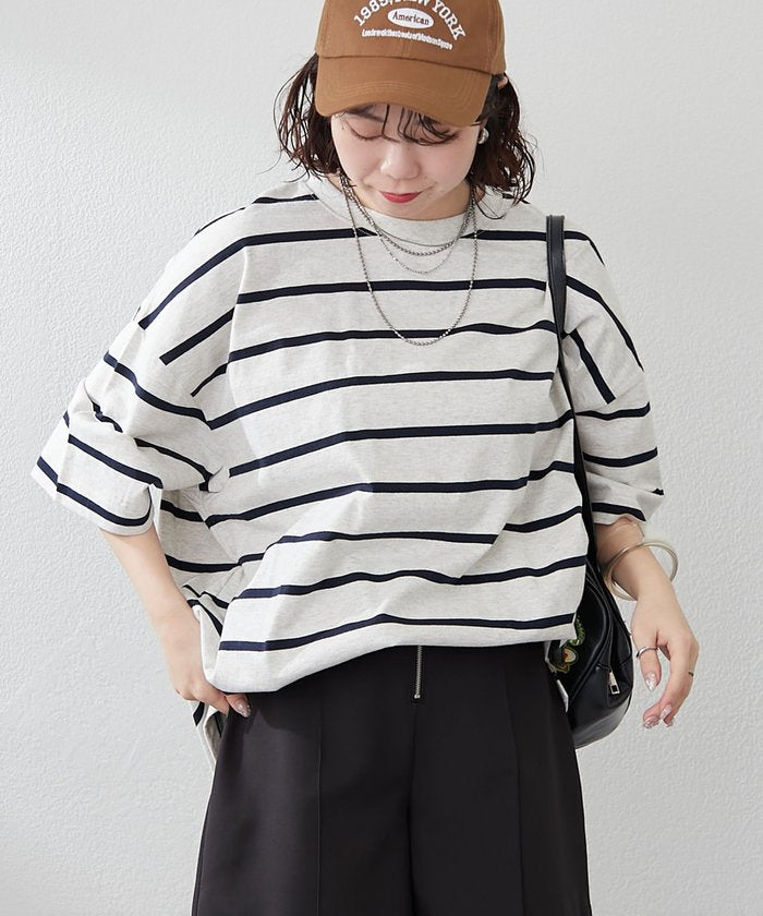 ナイスクラップ NICE CLAUP 【NUNIFE】マルチボーダーBIGT （PL） PL