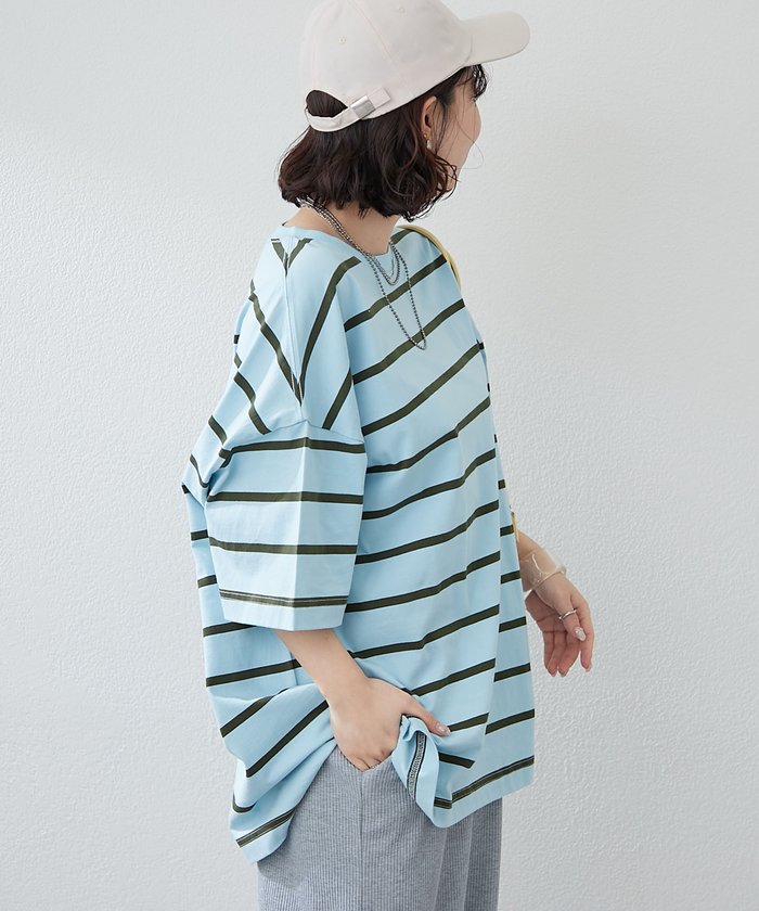 ナイスクラップ NICE CLAUP 【NUNIFE】マルチボーダーBIGT （PL） PL