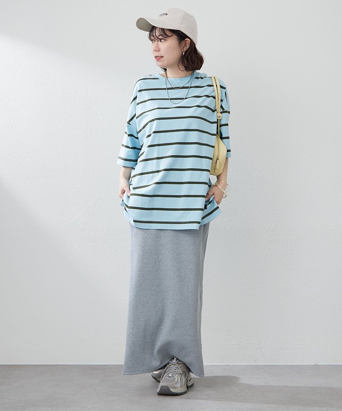 ナイスクラップ NICE CLAUP 【NUNIFE】マルチボーダーBIGT （PL） PL