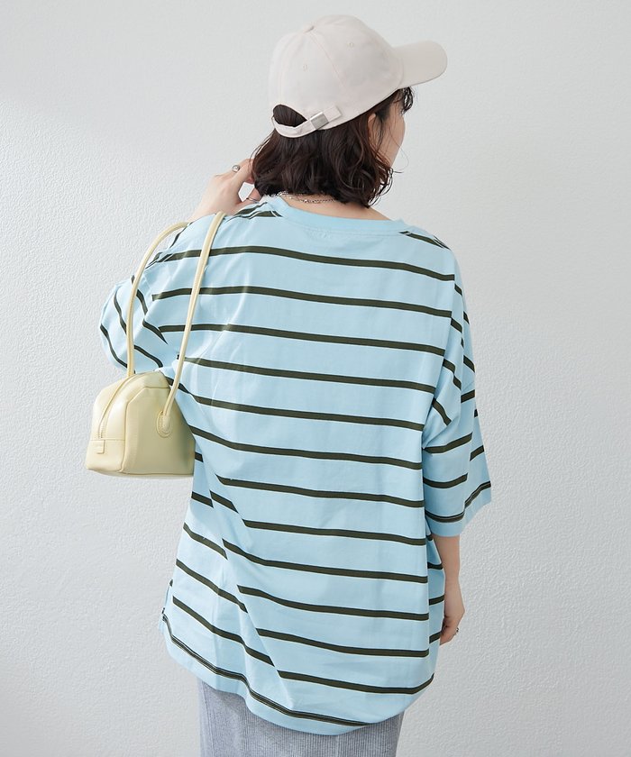 ナイスクラップ NICE CLAUP 【NUNIFE】マルチボーダーBIGT （PL） PL