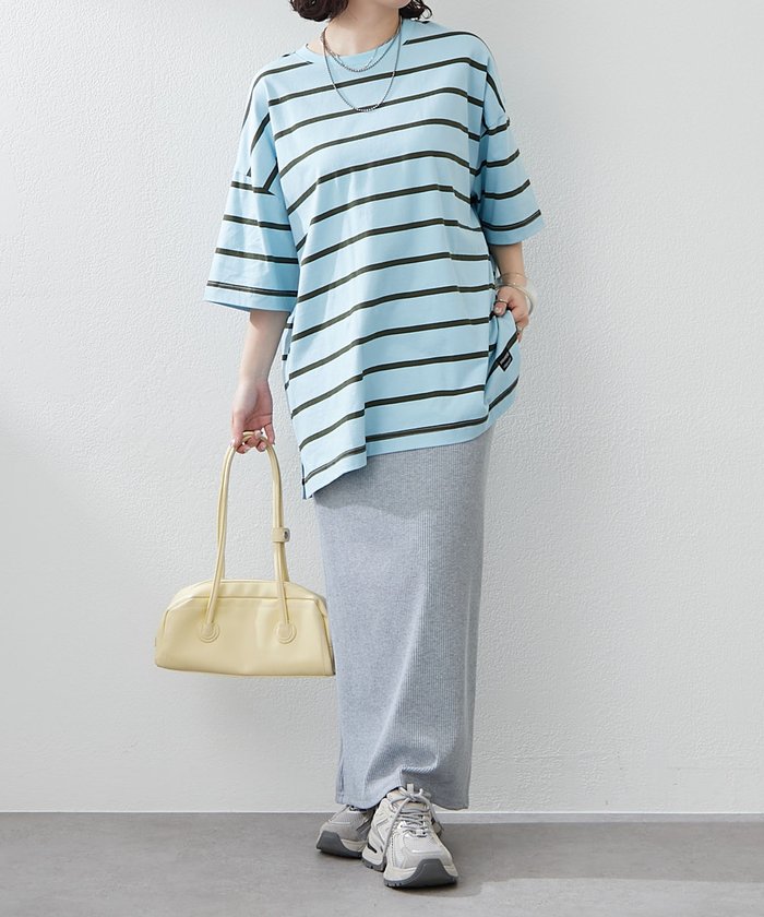 ナイスクラップ NICE CLAUP 【NUNIFE】マルチボーダーBIGT （PL） PL