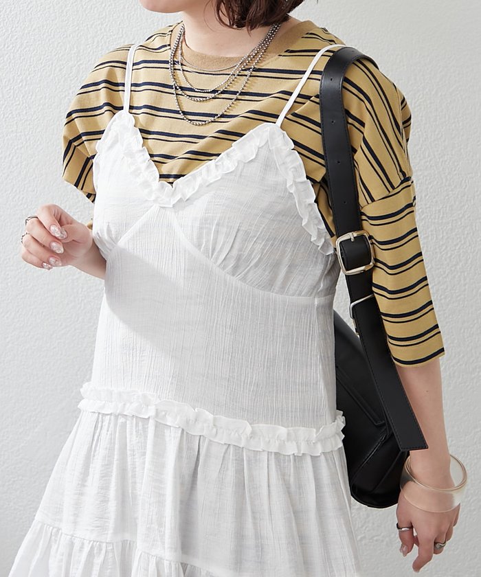 ナイスクラップ NICE CLAUP 【NUNIFE】マルチボーダーBIGT （PL） PL