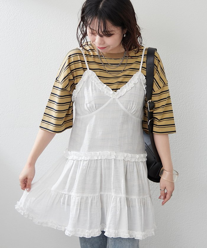 ナイスクラップ NICE CLAUP 【NUNIFE】マルチボーダーBIGT （PL） PL