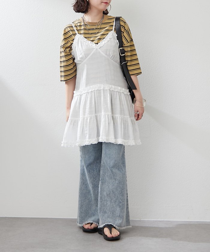 ナイスクラップ NICE CLAUP 【NUNIFE】マルチボーダーBIGT （PL） PL