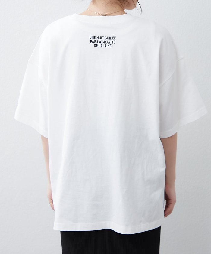 ナイスクラップ NICE CLAUP 《サスティナブル企画》《オーガニックコットン》カレッジロゴT （NVY） NVY