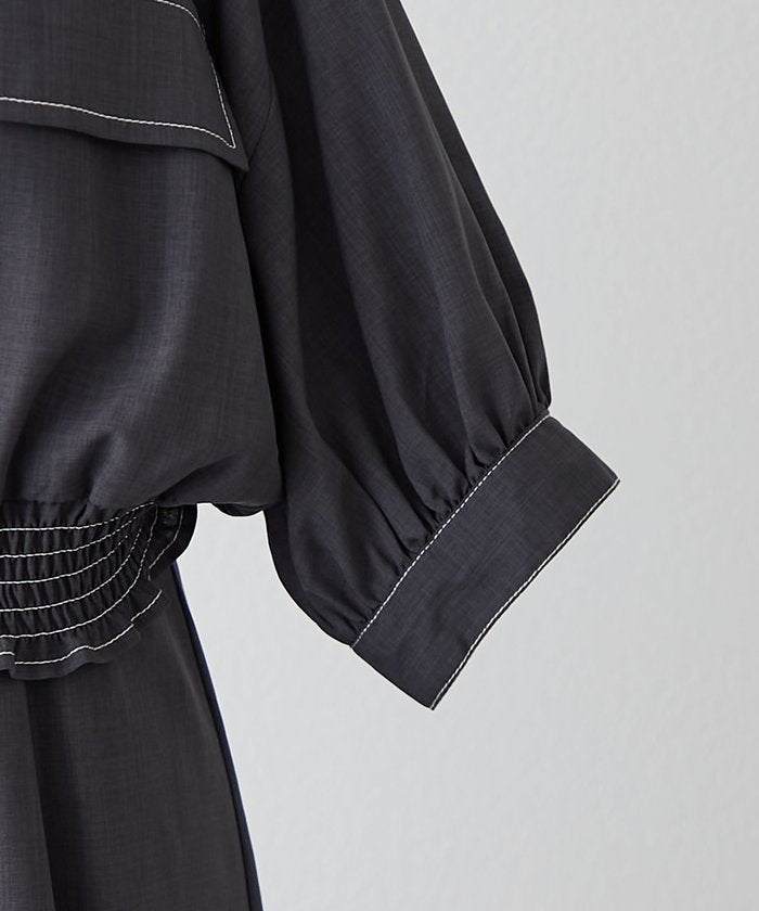 ナイスクラップ NICE CLAUP 裾シャーリングJK+キャミOPSET （BE） BE