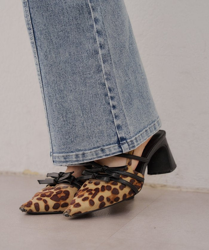 ナイスクラップ NICE CLAUP 【RMAF】後レースUPセミフレアデニム （BLM） BLM