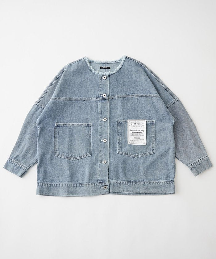 ナイスクラップ NICE CLAUP ノーカラーGジャン （SUM） SUM