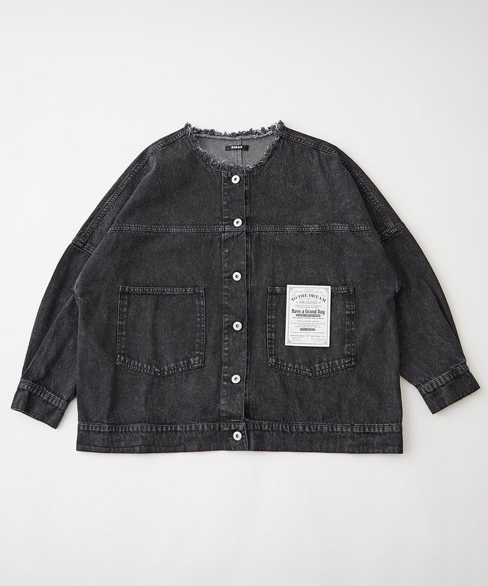 ナイスクラップ NICE CLAUP ノーカラーGジャン （SUM） SUM