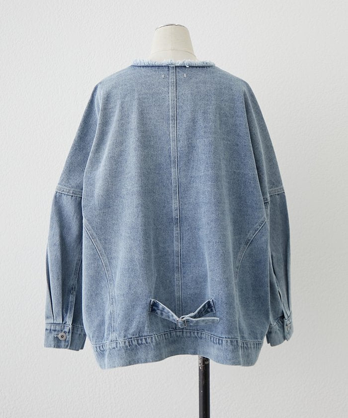 ナイスクラップ NICE CLAUP ノーカラーGジャン （SUM） SUM