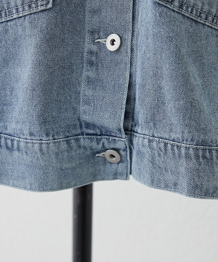 ナイスクラップ NICE CLAUP ノーカラーGジャン （SUM） SUM