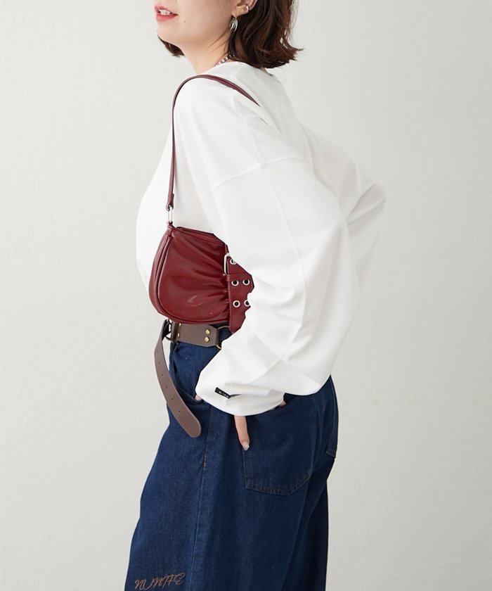 ナイスクラップ NICE CLAUP 【NUNIFE】UネックロンT （OFF） OFF