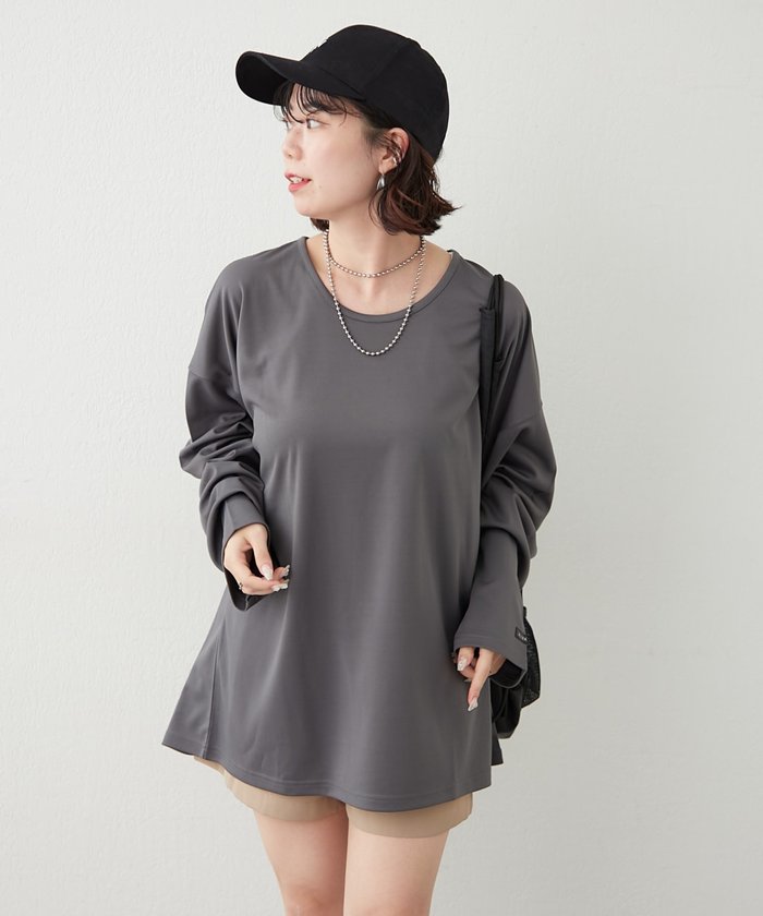 ナイスクラップ NICE CLAUP 【NUNIFE】UネックロンT （OFF） OFF