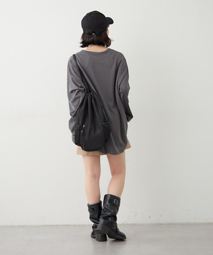 ナイスクラップ NICE CLAUP 【NUNIFE】UネックロンT （OFF） OFF