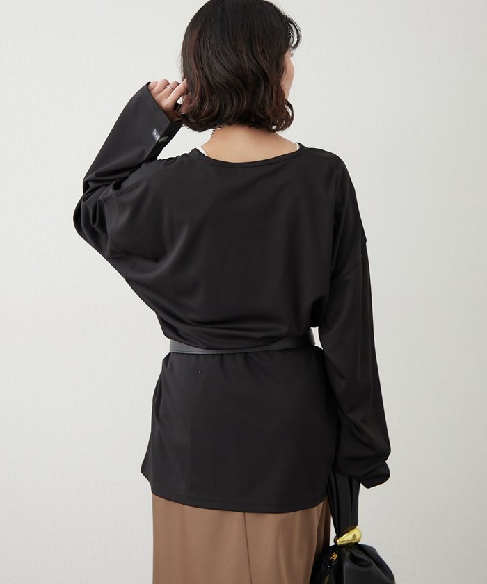 ナイスクラップ NICE CLAUP 【NUNIFE】UネックロンT （OFF） OFF