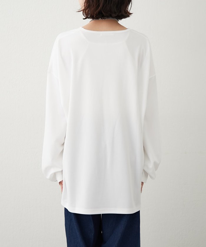 ナイスクラップ NICE CLAUP 【NUNIFE】UネックロンT （OFF） OFF