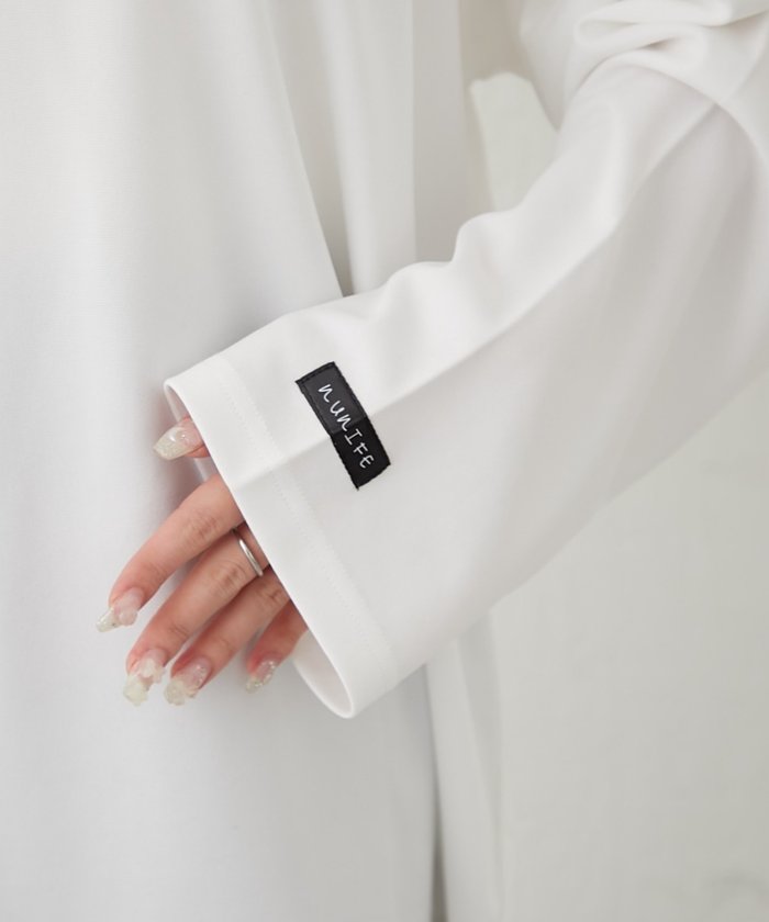 ナイスクラップ NICE CLAUP 【NUNIFE】UネックロンT （OFF） OFF