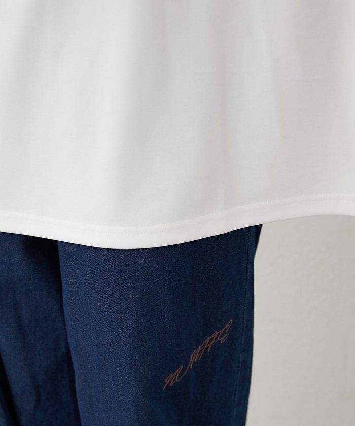 ナイスクラップ NICE CLAUP 【NUNIFE】UネックロンT （OFF） OFF