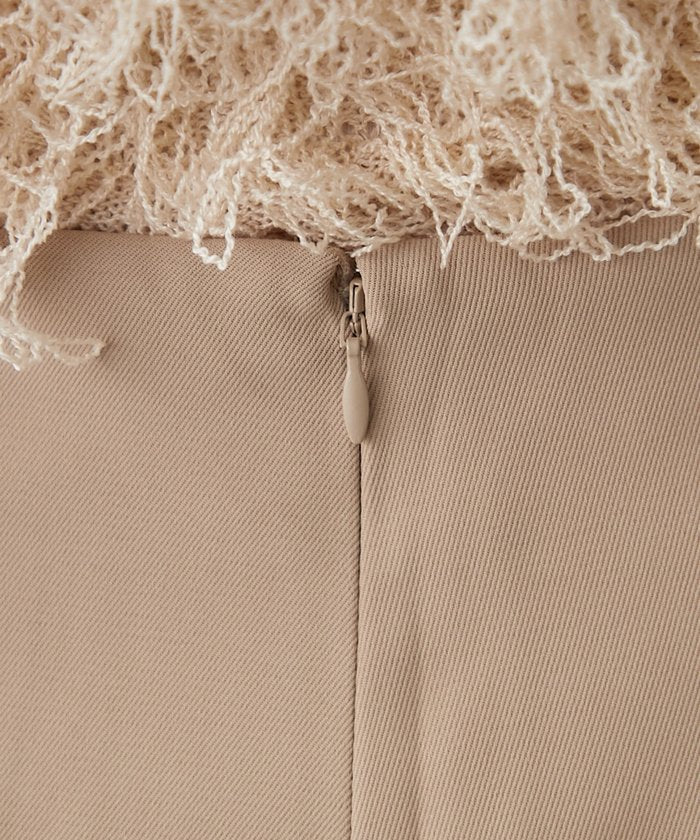 ナイスクラップ NICE CLAUP ハイウエストショートパンツ （BR） BR