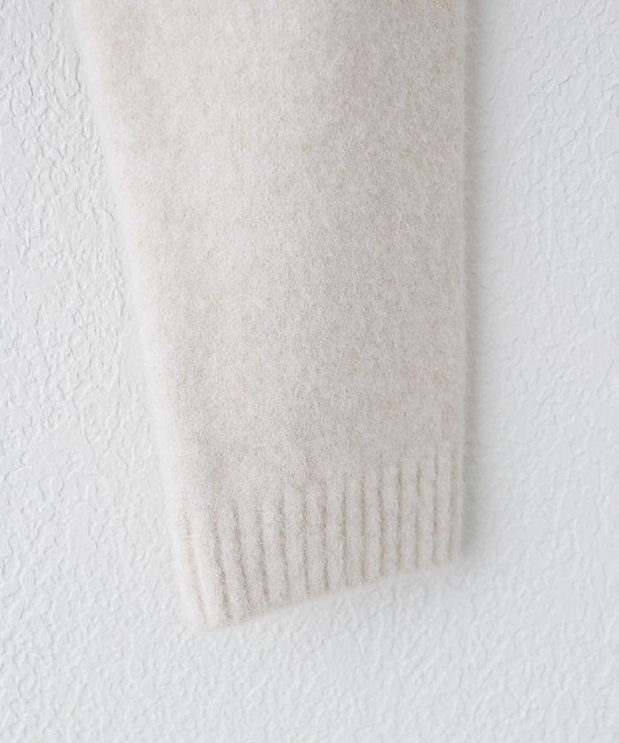 ナイスクラップ NICE CLAUP 【WEB先行予約】ポケット付クルーネックカーディガン （CGY） CGY