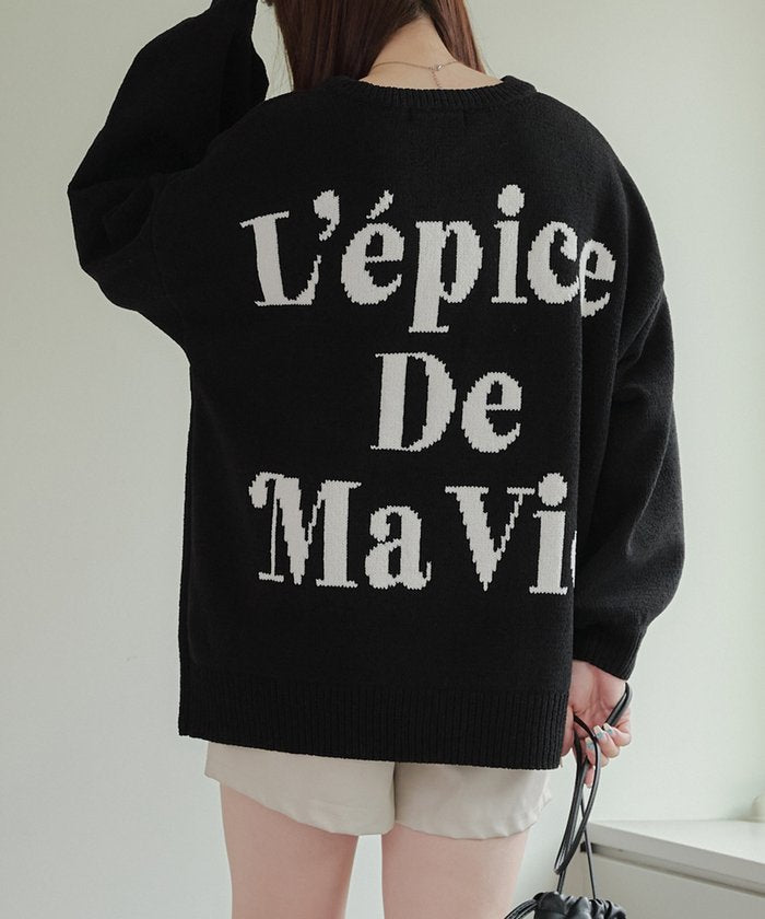 ナイスクラップ NICE CLAUP バックロゴマットモールプルオーバー （BK） BK