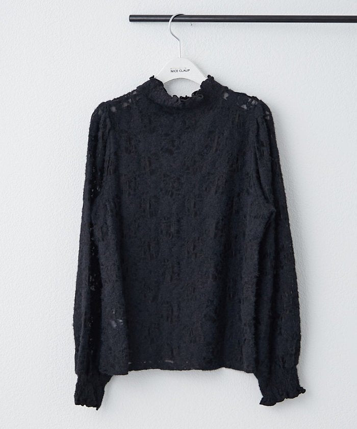 ナイスクラップ NICE CLAUP プチハイシャーリングブラウス （OFF） OFF