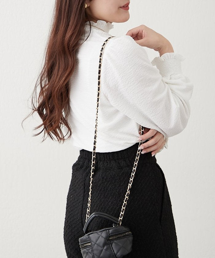 ナイスクラップ NICE CLAUP プチハイシャーリングブラウス （OFF） OFF